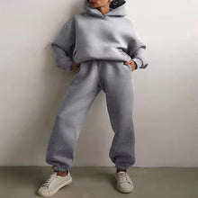 Load image into Gallery viewer, Women's Casual Hooded Sweater Two-piece Suit Clothes Hoodie Tracksuit