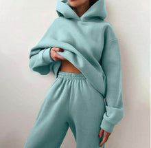Load image into Gallery viewer, Women's Casual Hooded Sweater Two-piece Suit Clothes Hoodie Tracksuit