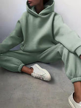 Load image into Gallery viewer, Women's Casual Hooded Sweater Two-piece Suit Clothes Hoodie Tracksuit
