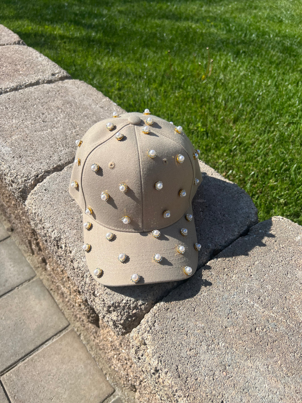 Pearl Blinged Out Hat