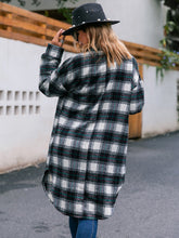 Load image into Gallery viewer, Plaid Button Up Long Sleeve Shacket
