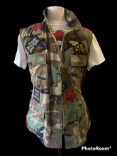 Load image into Gallery viewer, Fringed Camo Vest
